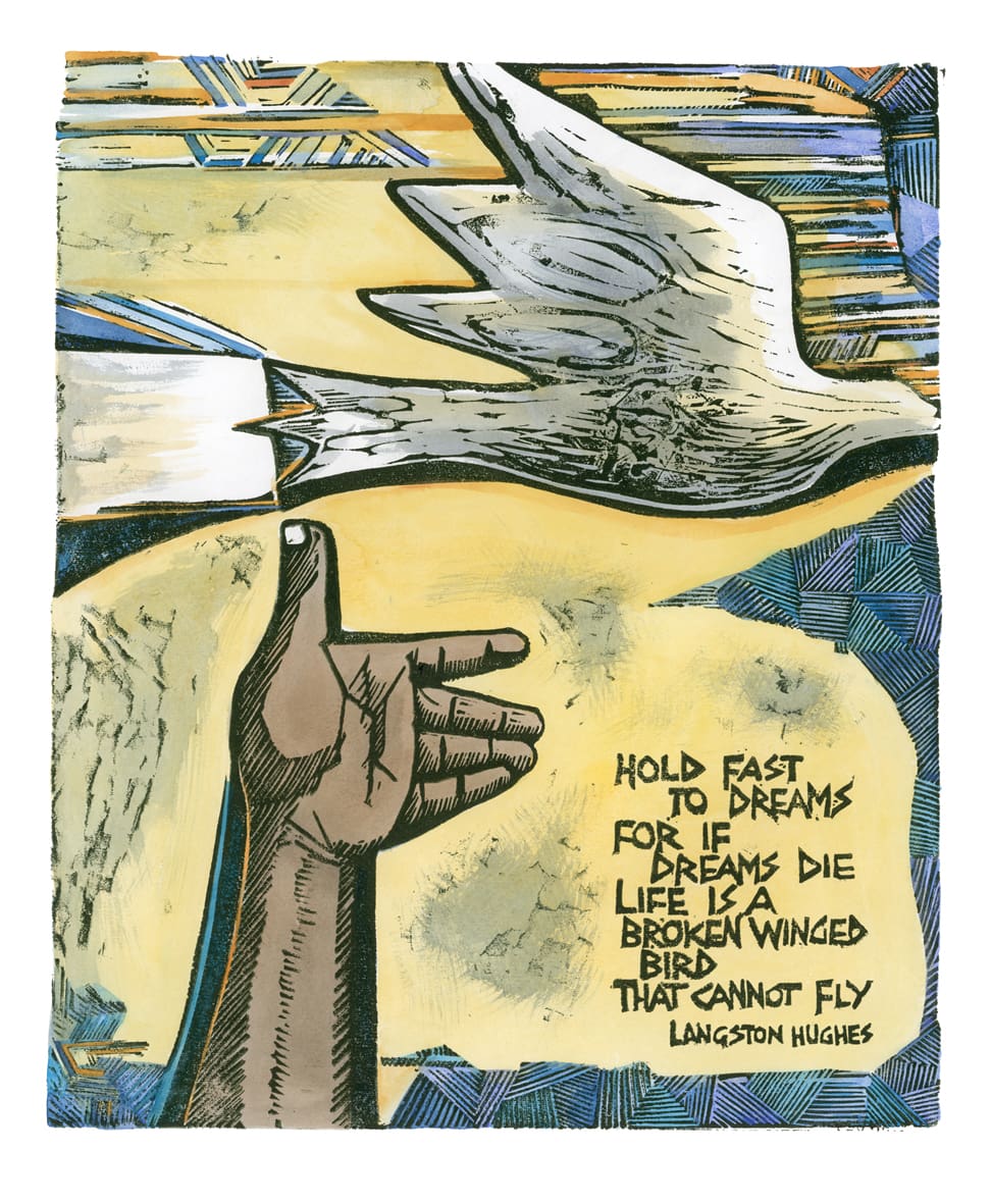 Peter Clarke Wind Blowing on the Cape Flats iniva